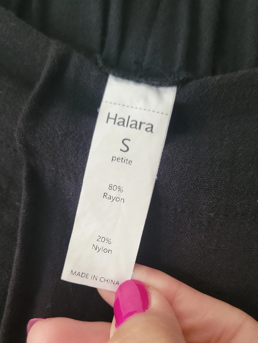❄️3/$30 HALARA High Waisted Wide Leg Flowy Solid Palazzo Linen-Feel Pants - Picture 9 of 12